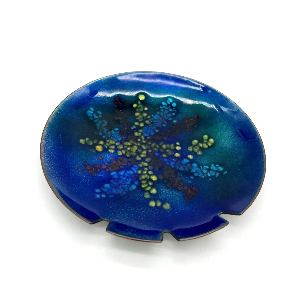 Bovano handcrafted enamel